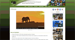 Desktop Screenshot of cites.org