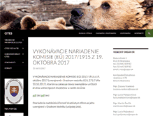 Tablet Screenshot of cites.sk